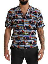 Dolce & Gabbana Multicolor Beach Chair Short Sleeves Shirt -   -  Dolce & Gabbana.